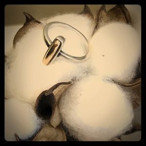 James Avery two tone ring